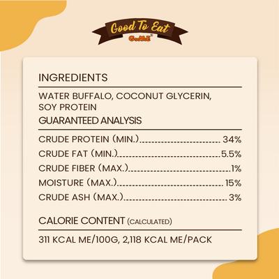 Show full view: GooToE Natural Buffalo Bites Stick Small Jerky Dog Treats, 1.5-lb bag slide 6 of 8