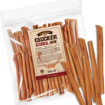 GooToE GooToE Natural Chicken Sticks with Sweet Potato Jerky Dog Treats, 1.5-lb bag