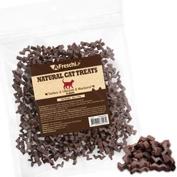 AFreschi Natural Turkey & Chicken & Mackerel Soft & Chewy Cat Treats, 6-oz bag