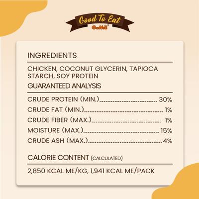 Show full view: GooToE Natural Chicken Sticks Jerky Dog Treats, 1.5-lb bag slide 6 of 8