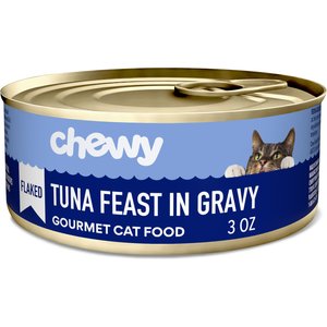 CHEWY MADE Flaked Fish & Shrimp Feast in Gravy Canned Wet Cat Food