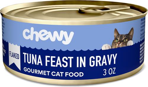 Chewy Made Flaked Tuna Feast in Gravy Canned Wet Cat Food
