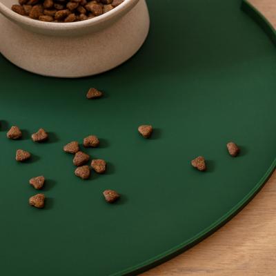 Show full view: Park Life Designs Oscar Silicone Cat Placemat, Fern Green slide 4 of 4