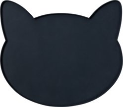 Park Life Designs Oscar Silicone Cat Placemat, Navy Blue