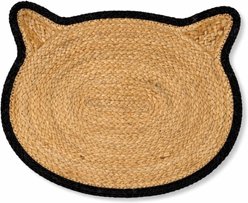 Park Life Designs Oscar Cat Placemat, Black