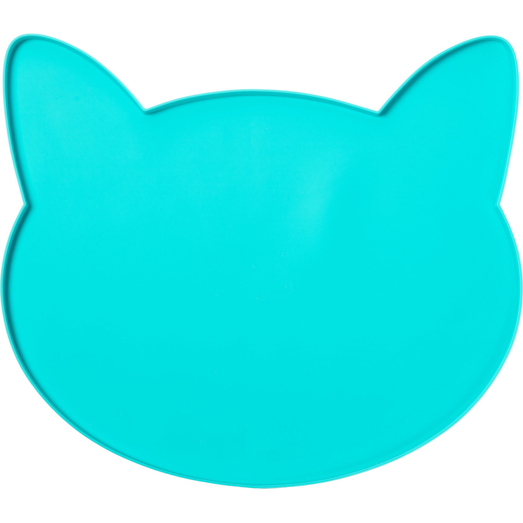 Park Life Designs Oscar Silicone Cat Placemat, Blue