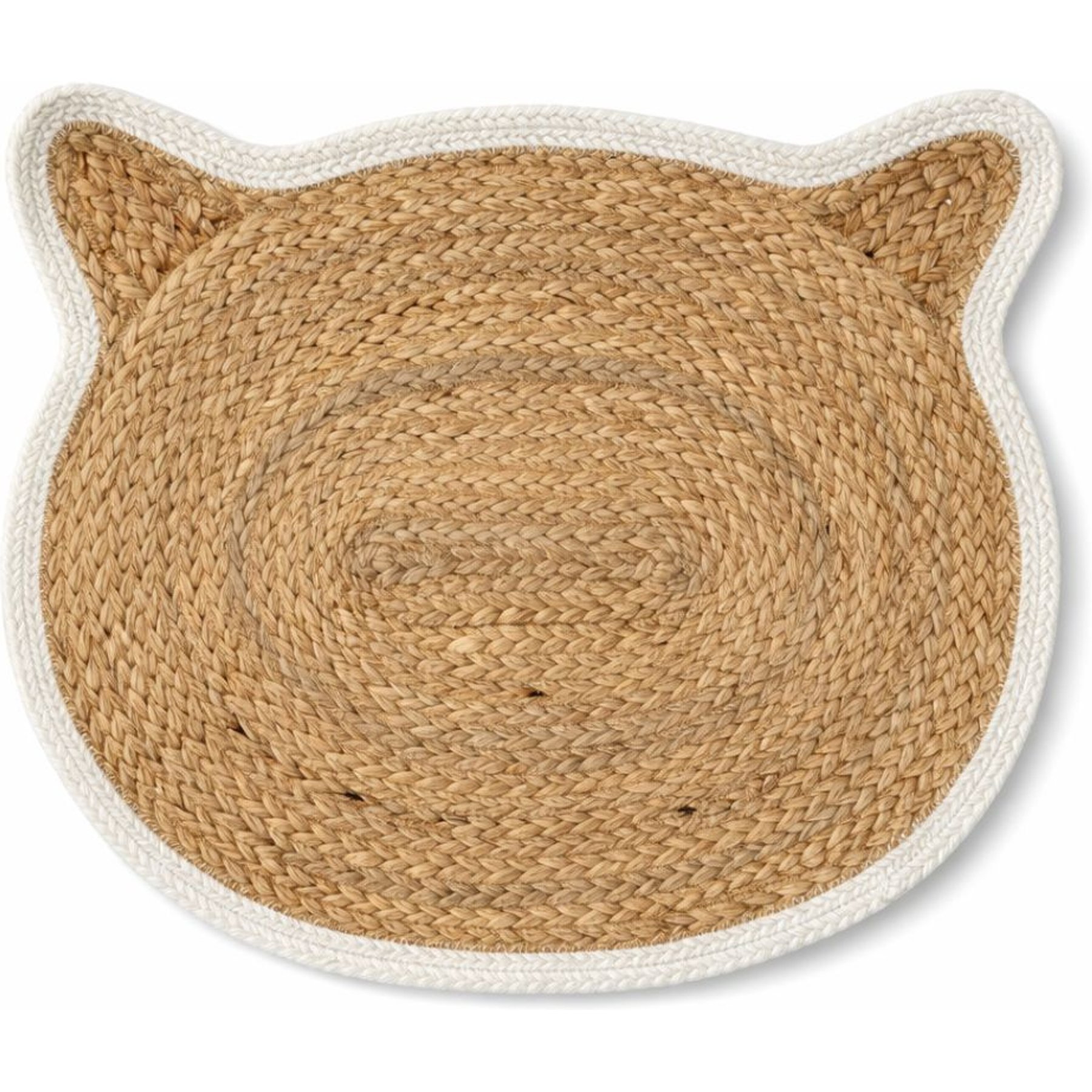 Park Life Designs Oscar Cat Placemat, White