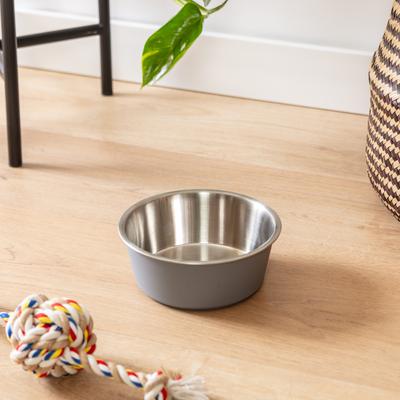 Show full view: Park Life Designs Malmo Dog Bowl Set, 2 count, Grey, Small slide 3 of 6