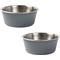 Show in main carousel: Park Life Designs Malmo Dog Bowl Set, 2 count, Grey, Small slide 1 of 6