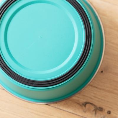 Show full view: Park Life Designs Malmo Dog Bowl Set, 2 count, Green, Medium slide 4 of 5