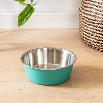 Show full view: Park Life Designs Malmo Dog Bowl Set, 2 count, Green, Medium slide 3 of 5