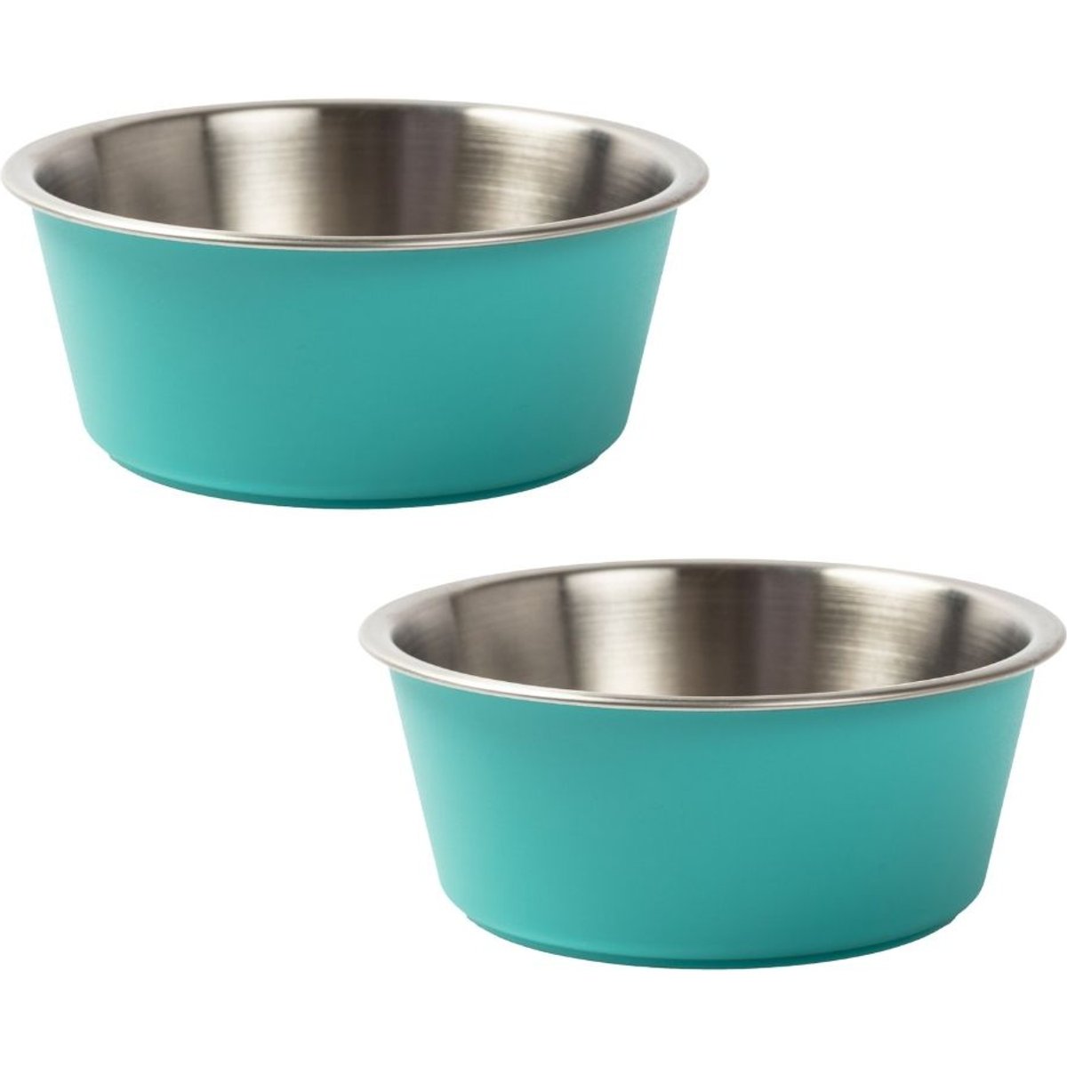 Park Life Designs Malmo Dog Bowl Set, 2 count, Green, Medium