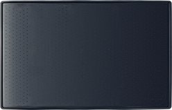 Park Life Designs Silicone Mess Free Dog Placemat, Navy Blue