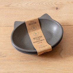 Park Life Designs Nico Cat Dish Set, Small, 2 count, Light Grey slide 2 of 5