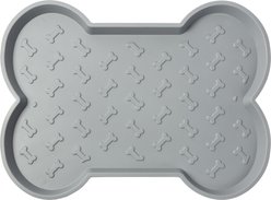 Park Life Designs Olso Feeding Dog Tray, Grey, Medium