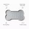 Show in main carousel: Park Life Designs Olso Feeding Dog Tray, Grey, Medium slide 7 of 7