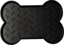 Park Life Designs Olso Feeding Dog Tray, Black, Large