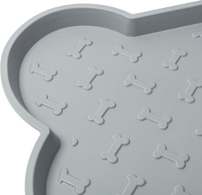Show full view: Park Life Designs Olso Feeding Dog Tray, Grey, Medium slide 3 of 7