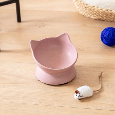 Show full view: Park Life Designs Archie Tilted Cat Dish Set, Small, 2 count, Pink slide 3 of 5