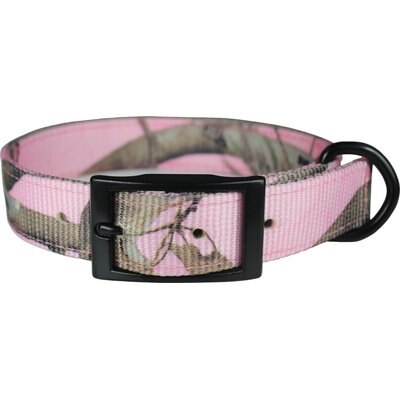 OmniPet OmniPet RealTree APC Regular Buckle Dog Collar, Pink Camo, 19-in, 12 to 16-in neck, 1-in wide