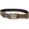 Show in main carousel: OmniPet Waxed Canvas Kwik Klip Adjustable Dog Collar, Brown, Medium: 14 to 20-in neck, 3/4-in wide slide 1 of 1