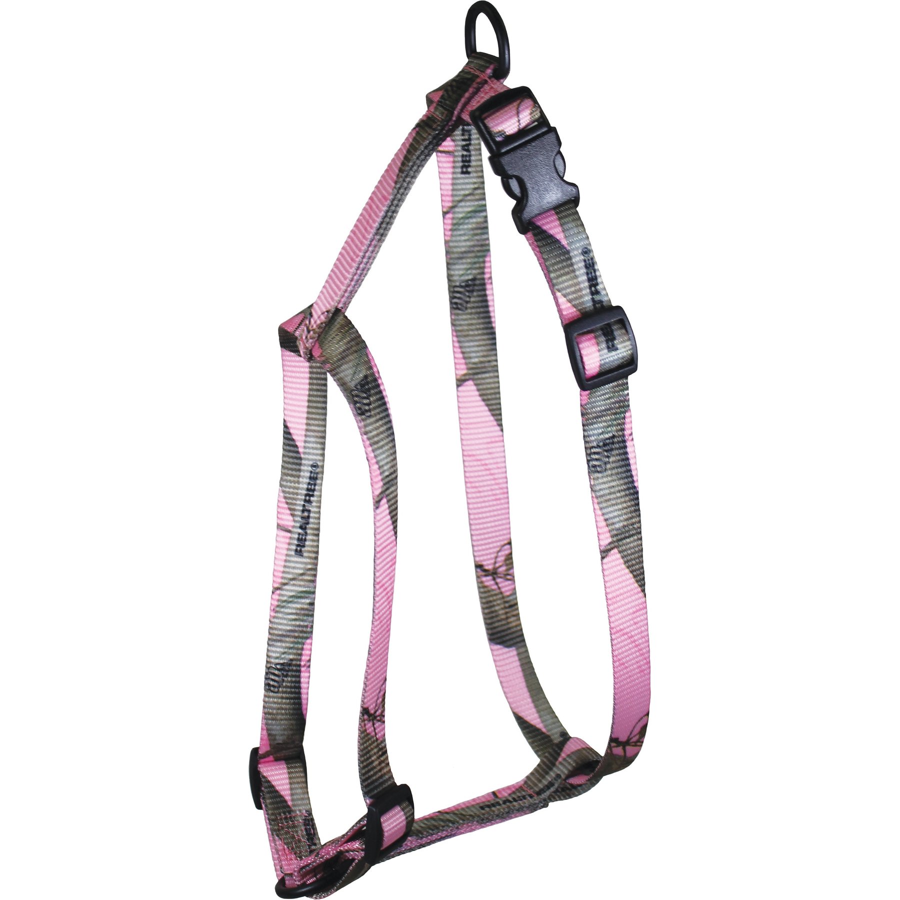 OmniPet RealTree APC Kwik Klip Adjustable Dog Harness, Pink Camo, Large: 22 to 38-in chest