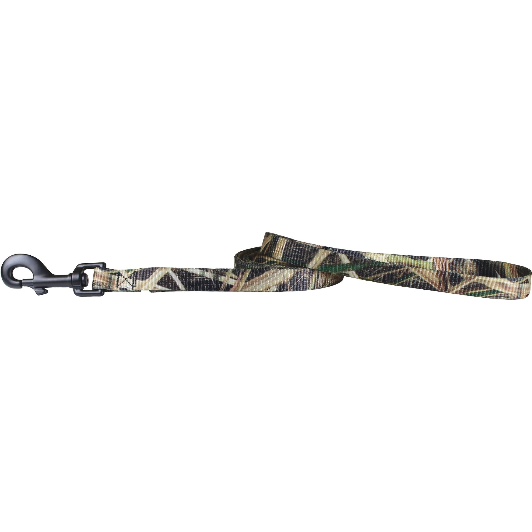 OmniPet Dog Lead with Bolt Snap, Mossy Oak Shadow Grass Blades Camo, 6-ft long, 3/4-in wide