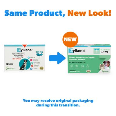 Show full view: Vetoquinol Zylkene Capsules Calming Supplement for Dogs, 14 count slide 3 of 12