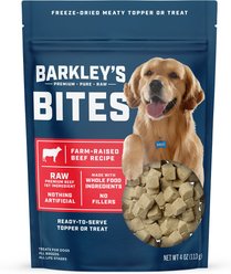 Barkley's Bag Bites Beef Freeze-Dried Dog Treats, 4-oz bag slide 2 of 2