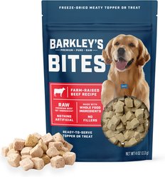 Barkley's Bag Bites Beef Freeze-Dried Dog Treats, 4-oz bag