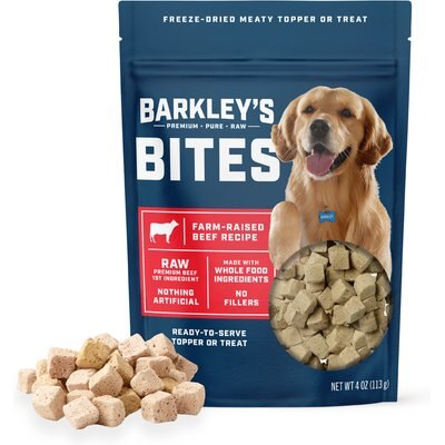 Barkley's Bag Barkley's Bag Bites Beef Freeze-Dried Dog Treats, 4-oz bag