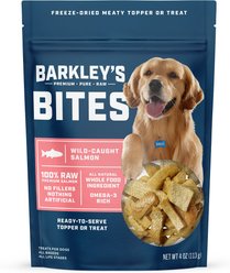Barkley's Bag Bites Salmon Freeze-Dried Dog Treats, 4-oz bag slide 2 of 2