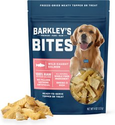 Barkley's Bag Bites Salmon Freeze-Dried Dog Treats, 4-oz bag