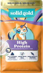 Solid Gold High Protein Wild Alaskan Pollock & Eggs Recipe Grain-Free Dry Cat Food, 12-lb bag
