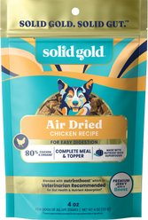 Solid Gold Complete & Balanced Chicken Recipe Air Dried Dog Food Topper, 4-oz pouch