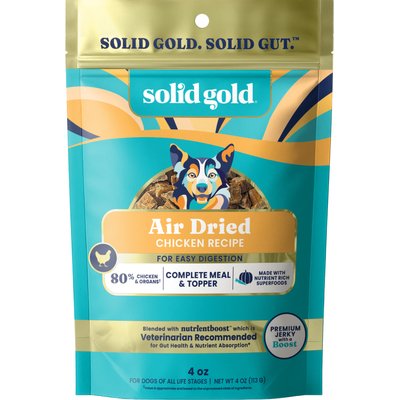 Solid Gold Solid Gold Complete & Balanced Chicken Recipe Air Dried Dog Food Topper, 4-oz pouch