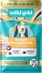 Solid Gold Weight Control Gut Health Real Chicken & Sweet Potato Grain-Free Dry Dog Food, 22-lb bag