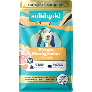 Solid Gold Weight Control Gut Health Real Chicken & Sweet Potato Grain-Free Dry Dog Food, 3.75-lb bag