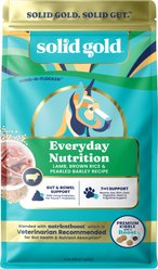 Solid Gold Gut Health Real Lamb, Brown Rice & Pearled Barley Recipe Whole Grain Dry Dog Food, 22-lb bag