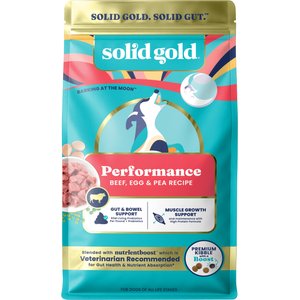 Solid Gold High Protein Gut Health Real Beef, Egg & Pea Grain-Free Dry Dog Food, 22-lb bag
