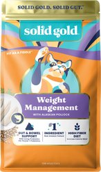 Solid Gold Weight Control Alaskan Pollock Grain-Free Gut Health Dry Cat Food, 12-lb bag