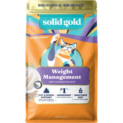 Solid Gold Solid Gold Fit as a Fiddle: Alaskan Pollock Dry Cat Food, 12-lb bag