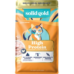 Solid Gold High Protein Real Chicken & Eggs Grain-Free Dry Cat Food, 3-lb bag