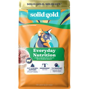 Solid Gold Real Lamb & Brown Rice Recipe Whole Grain Dry Cat Food, 12-lb bag