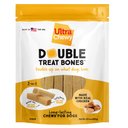 Ultra Chewy Double Treat Bones Chicken Flavor Dog Treat, 8 count