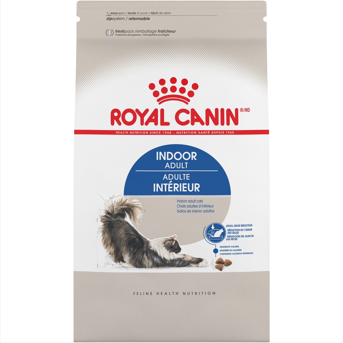 Royal Canin Feline Health Nutrition Indoor Adult Dry Cat Food, 30-lb bundle