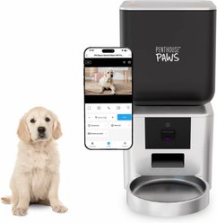 Penthouse Paws Smart Maxx HD Automatic Dog & Cat Feeder, White