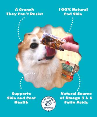 Show full view: Plato Hundur's Crunch Jerky Fingers Dog Treats, 10-oz bag slide 4 of 8