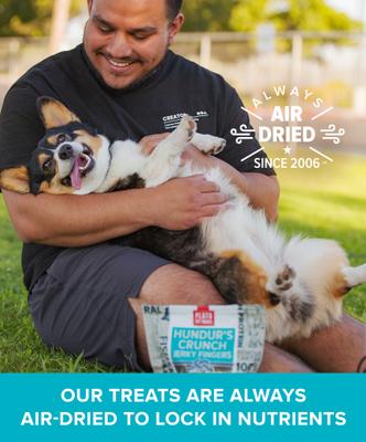 Show full view: Plato Hundur's Crunch Jerky Fingers Dog Treats, 10-oz bag slide 5 of 8