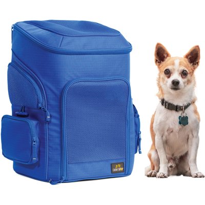 Canine Canyon Canine Canyon Gio Airline Approved Backpack Dog Carrier, Bright Blue